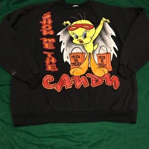 Vintage Tweety Bird Halloween Sweater No Tags See Picture